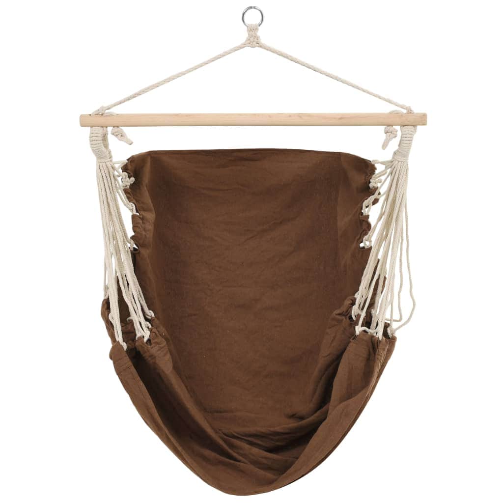Swing Chair Fabric Cream White/Brown - Simple deals