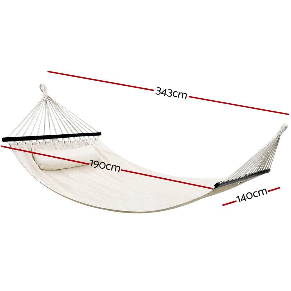 Swing Double Hammock Bed Cream