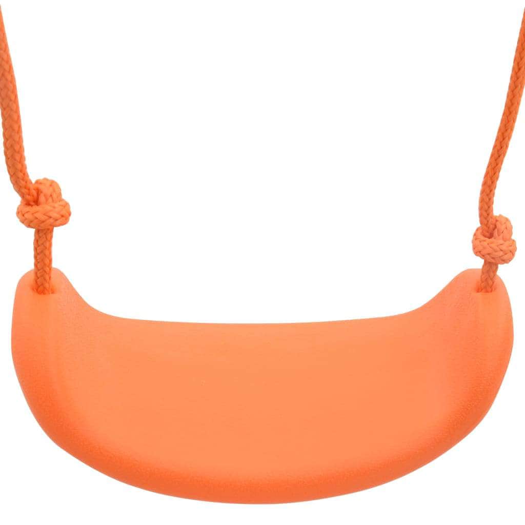 Swing Set with Gymnastic Rings and 4 Seats Steel | Swing Sets & Playsets