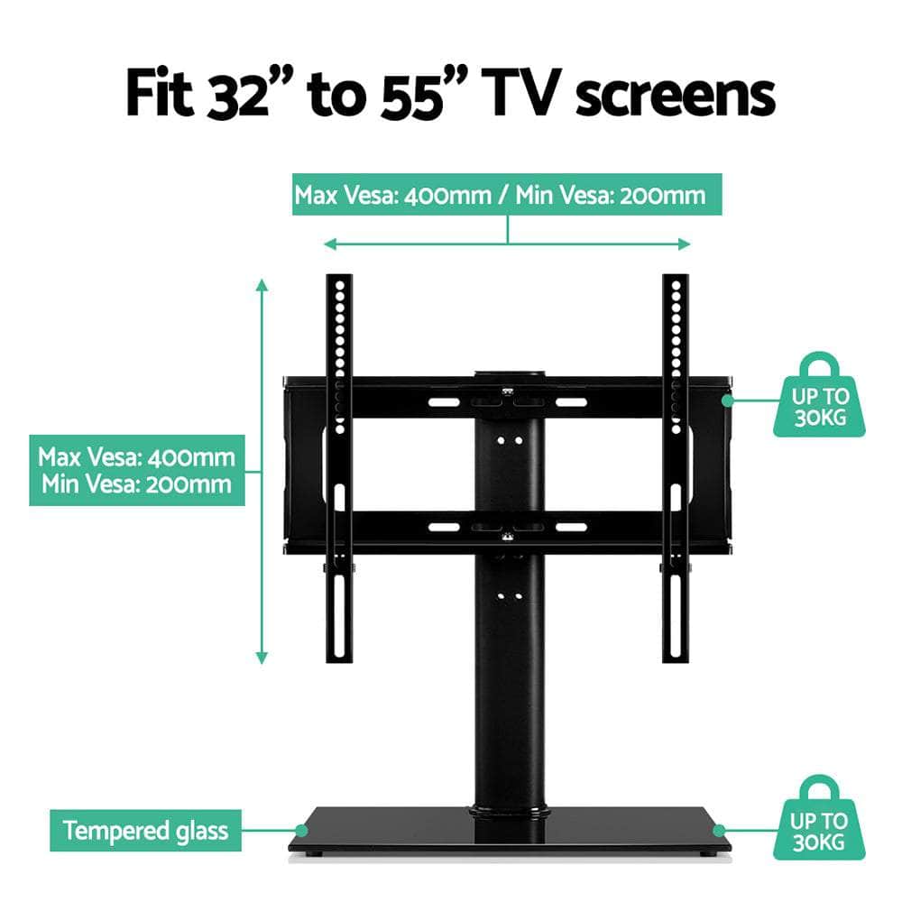 Swivel Tv Stand Mount Bracket (32"-55") Tabletop/Desktop