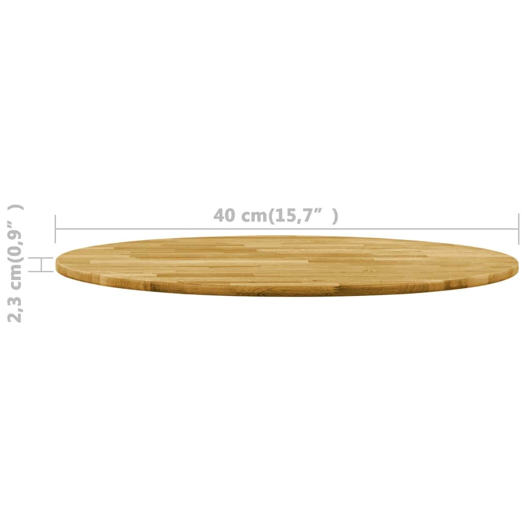 Table Top Solid Oak 23 mm 400 mm