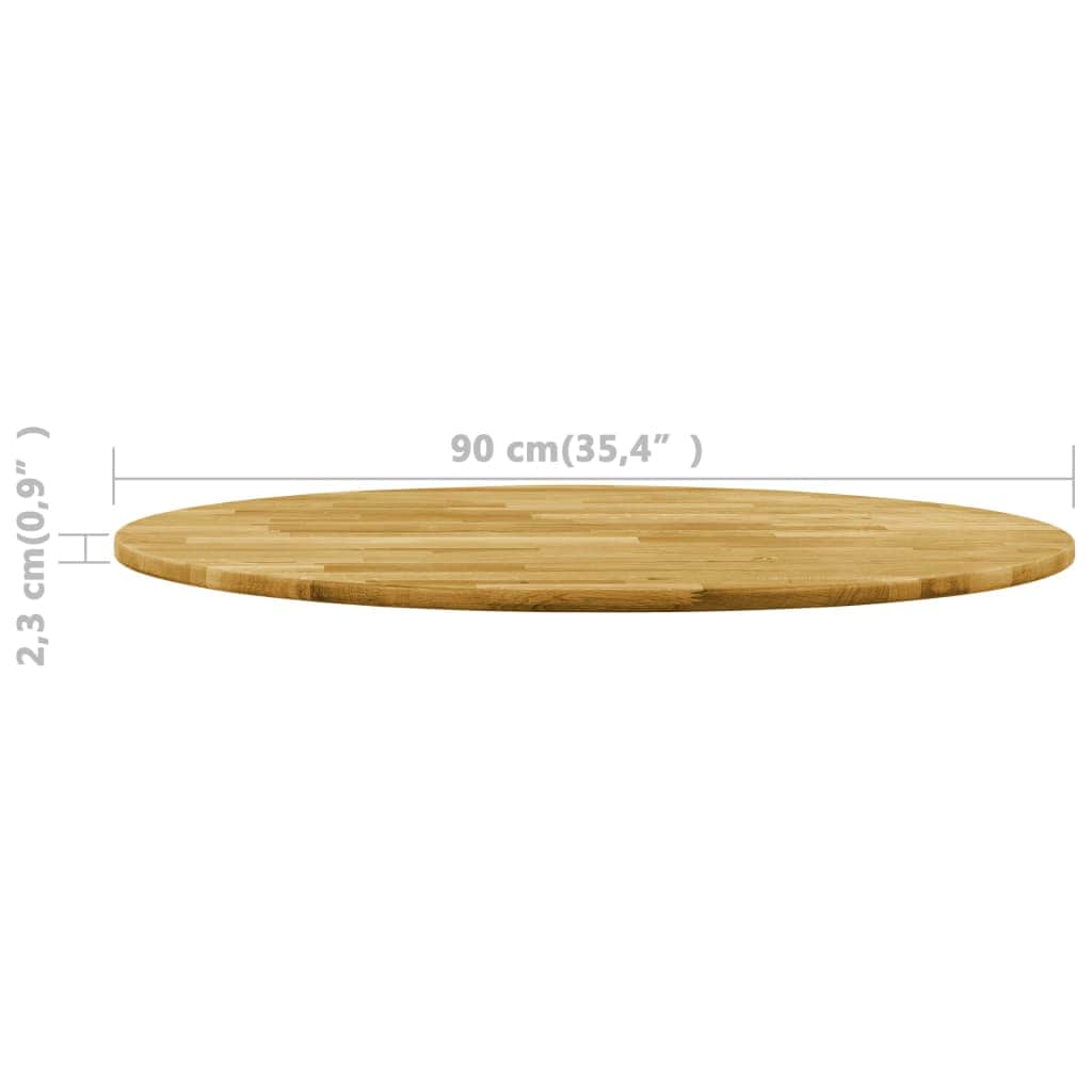 Table Top Solid Oak 23 mm 900 mm