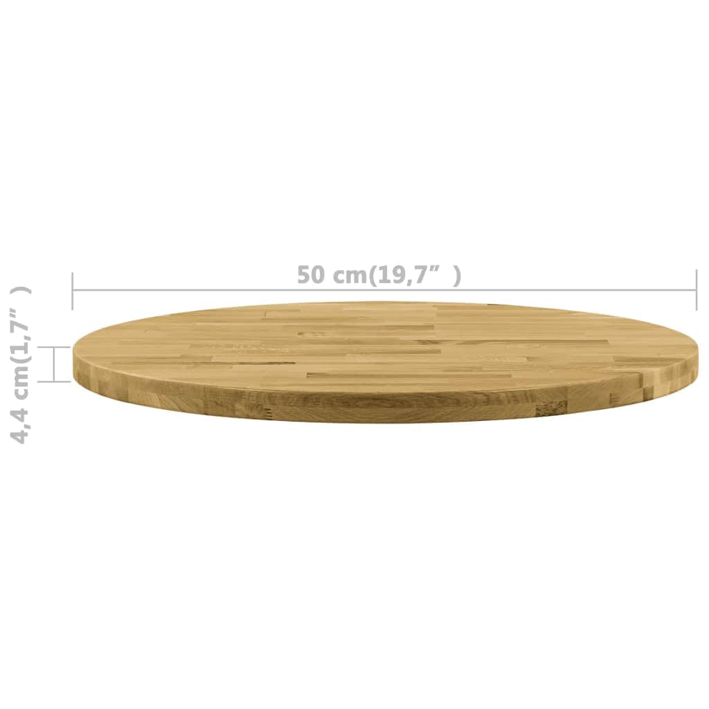 Table Top Solid Oak 44 mm 500 mm
