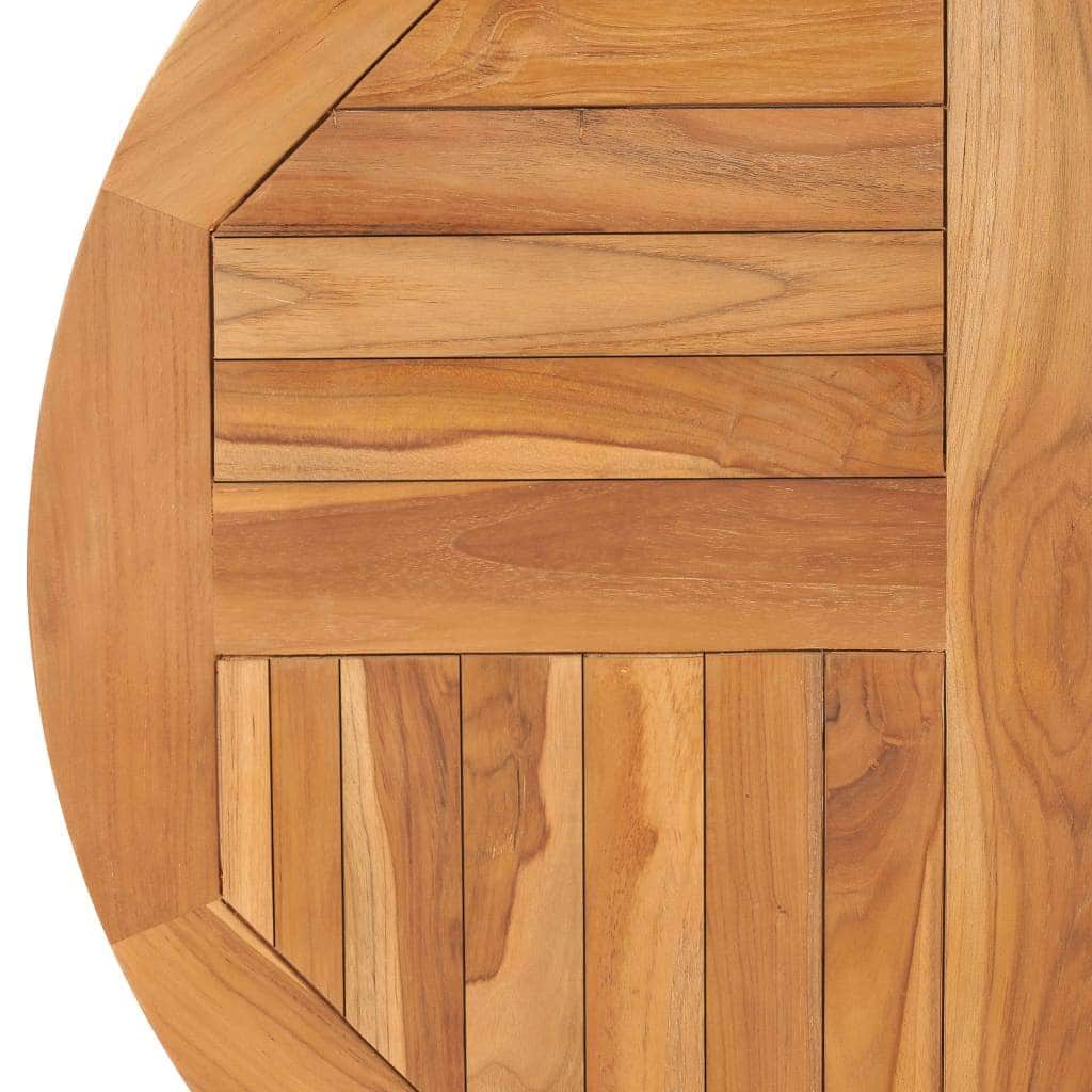 Table Top Solid Teak Wood Round