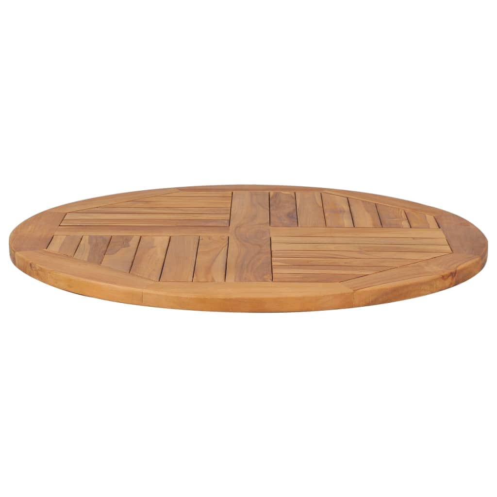 Table Top Solid Teak Wood Round