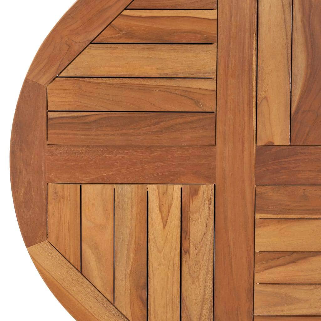 Table Top Solid Teak Wood Round