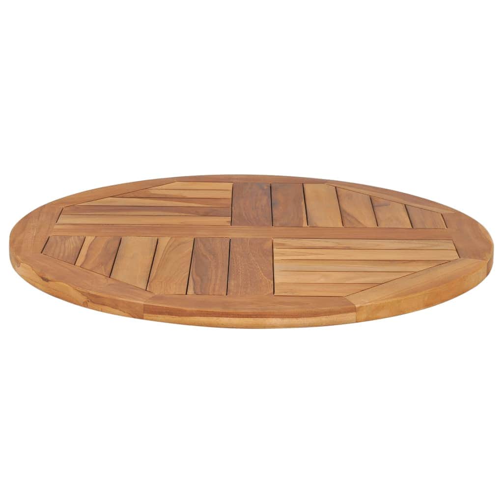 Table Top Solid Teak Wood Round