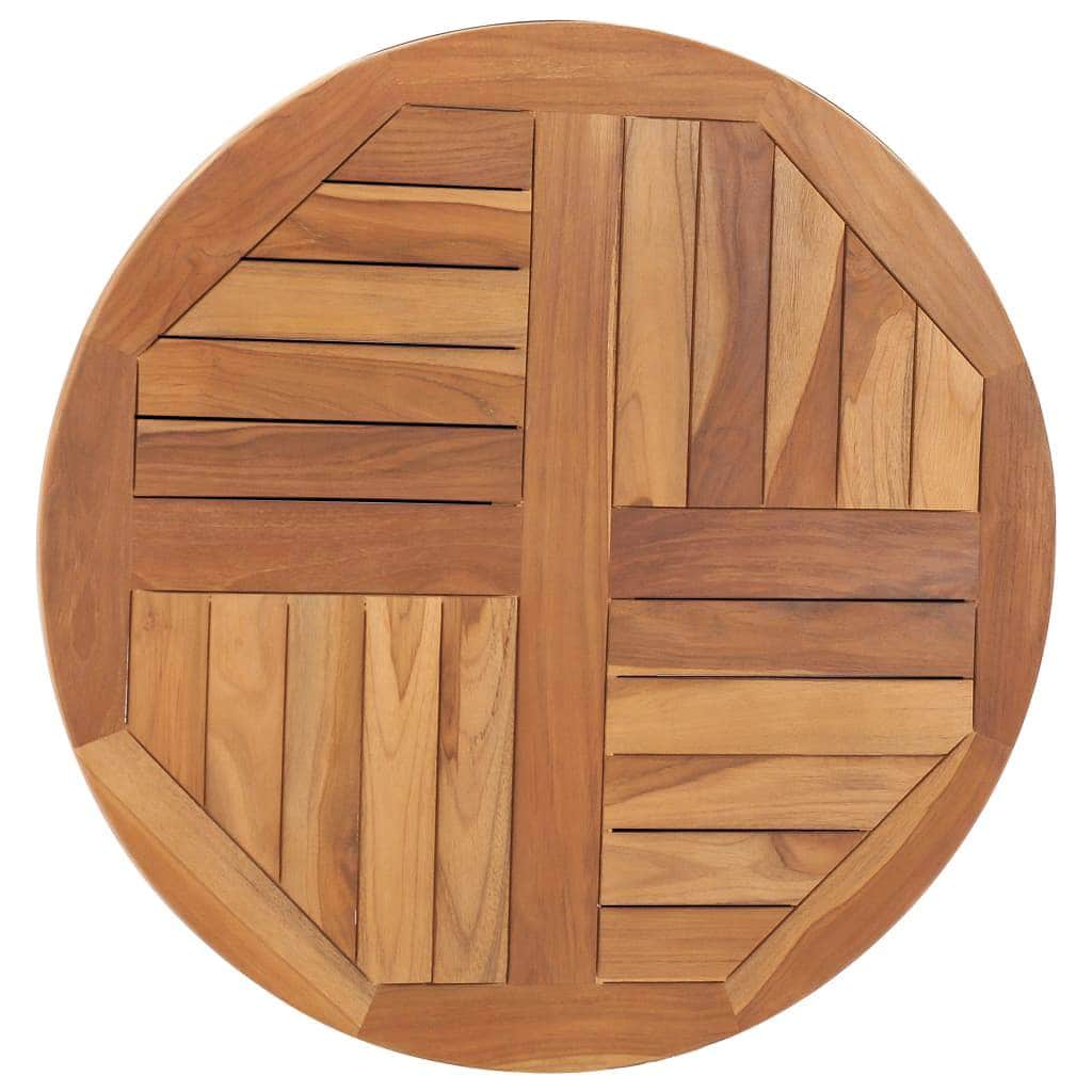 Table Top Solid Teak Wood Round