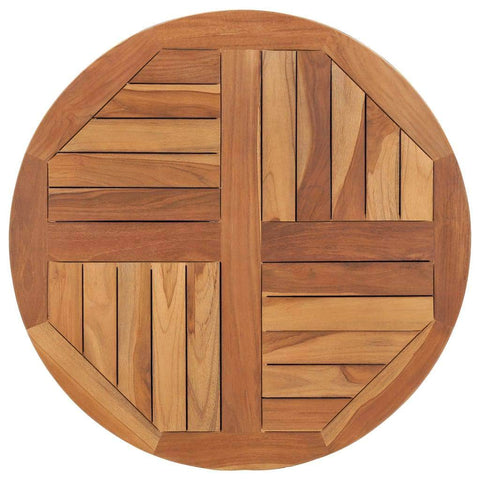 Table Top Solid Teak Wood Round