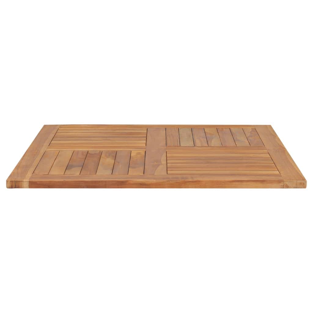 Table Top Solid Teak Wood Square