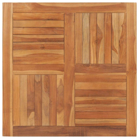 Table Top Solid Teak Wood Square