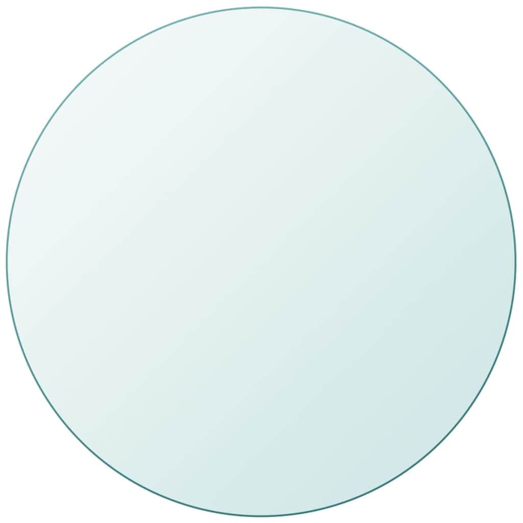 Table Top Tempered Glass Round 700 mm