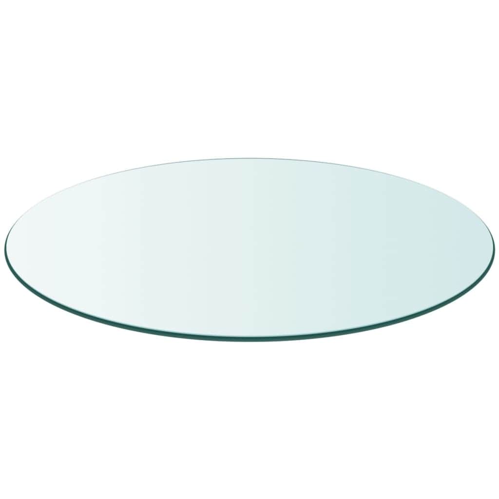 Table Top Tempered Glass Round 700 mm