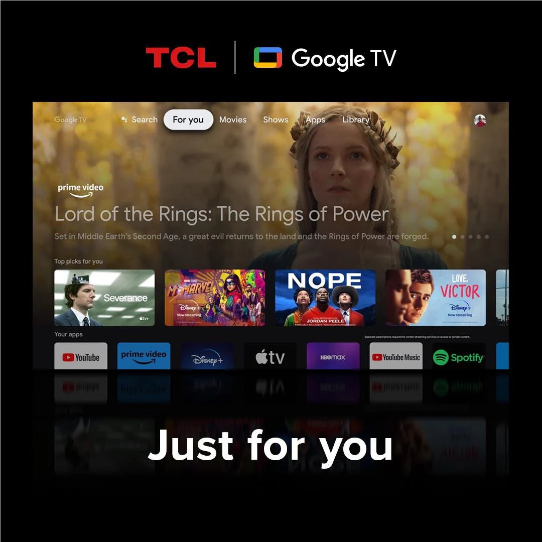 TCL 55" 4K UHD QLED Google TV (2024)