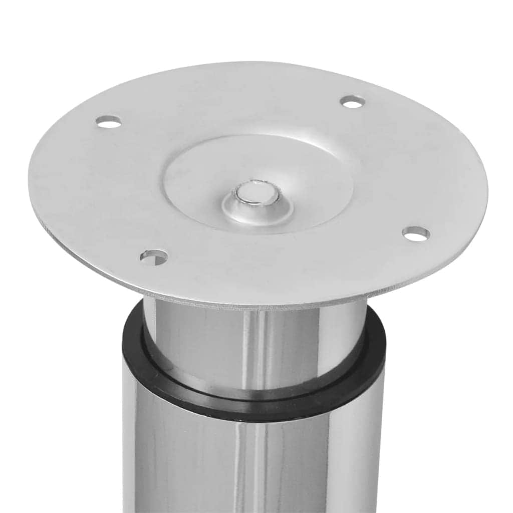 Telescopic Table Legs 2 pcs Chrome 710 mm-1100 mm