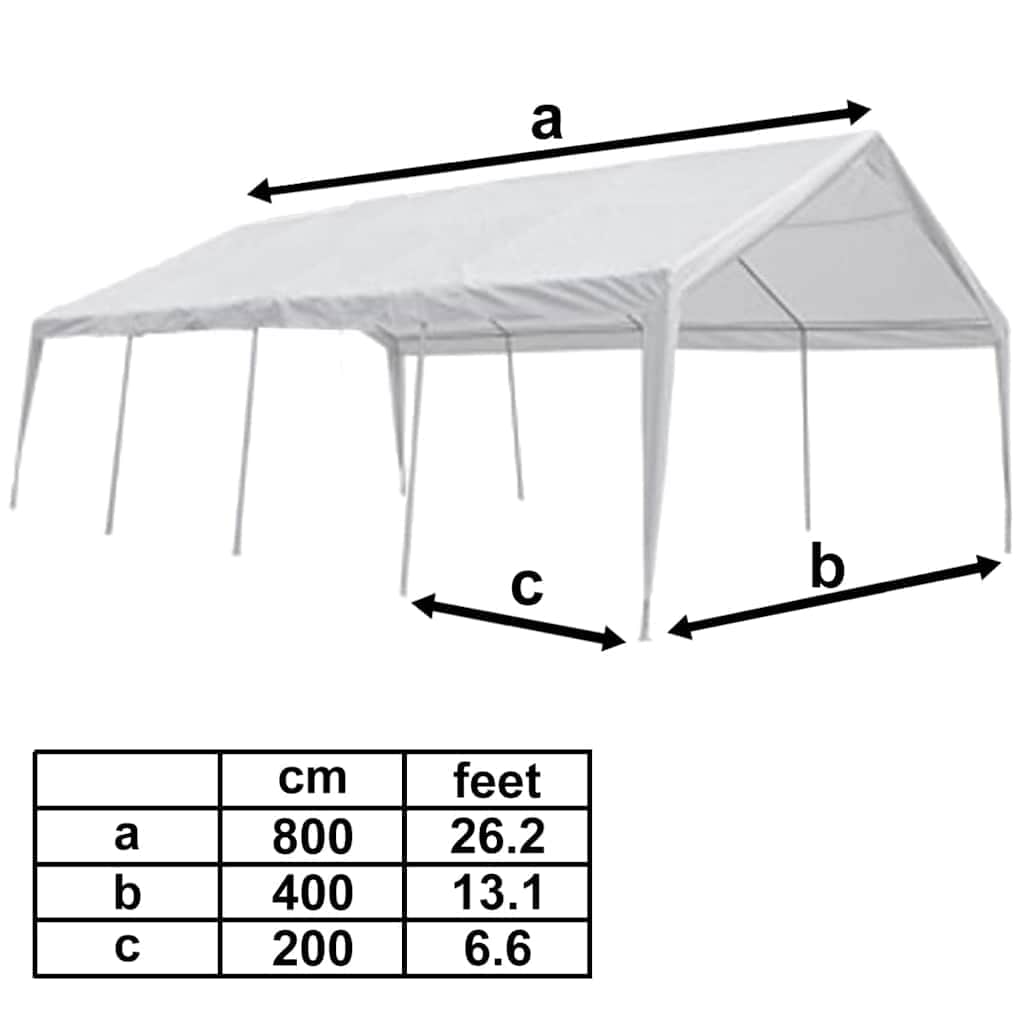 Tent Top and Side Panels for  Marquee