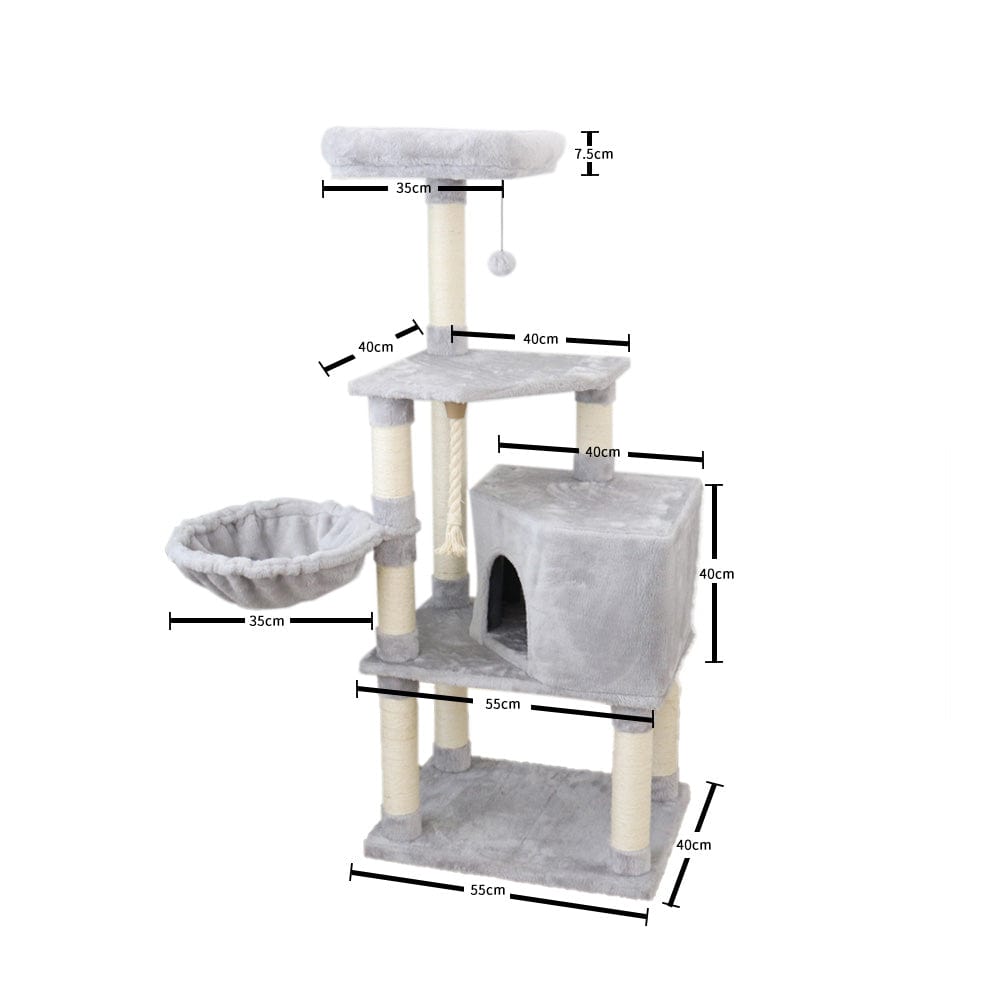 The Ultimate Cat Scratching Tree: Supreme Condo 136cm