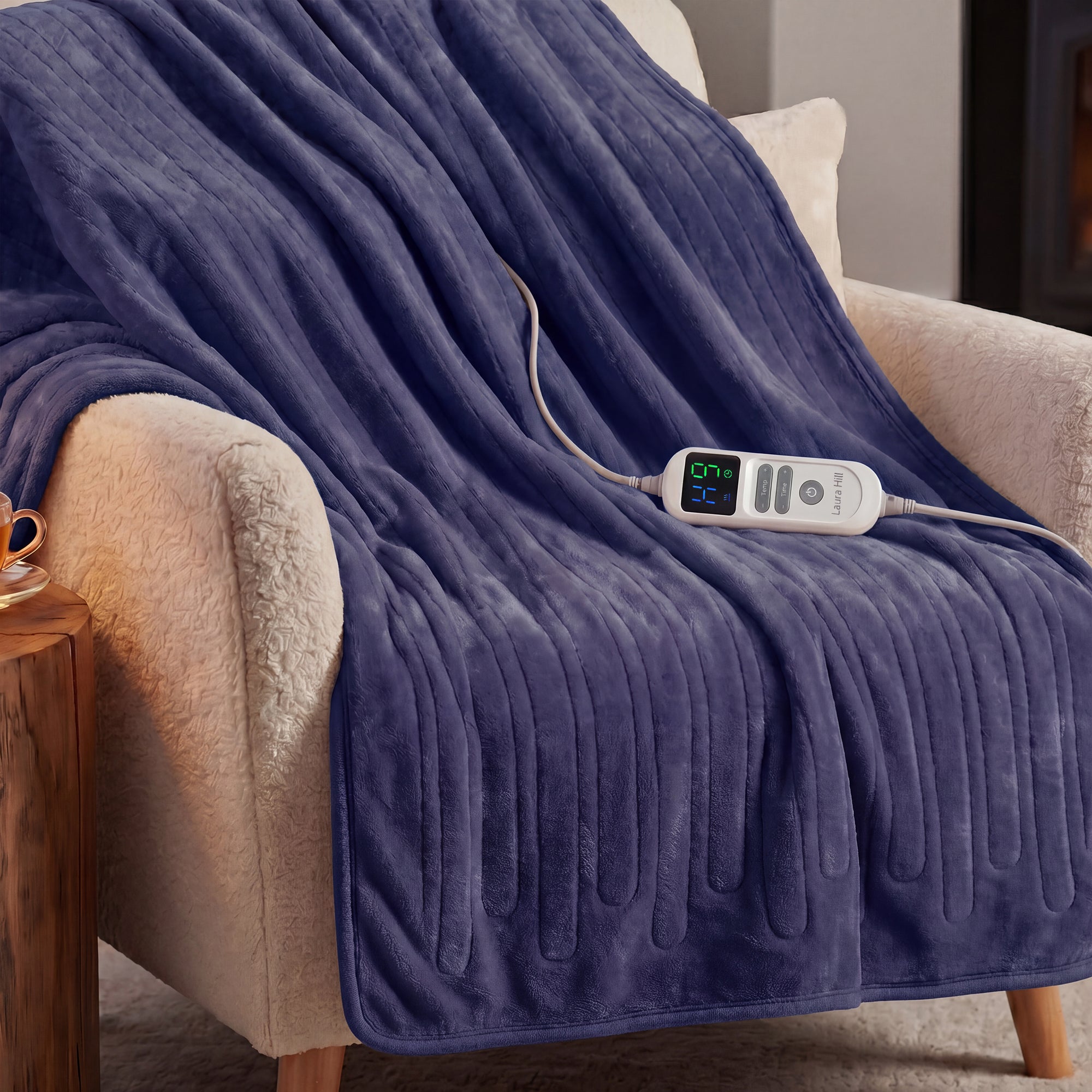 Electric Heated Blanket Throw 10 Heat Settings | Simpledeals
