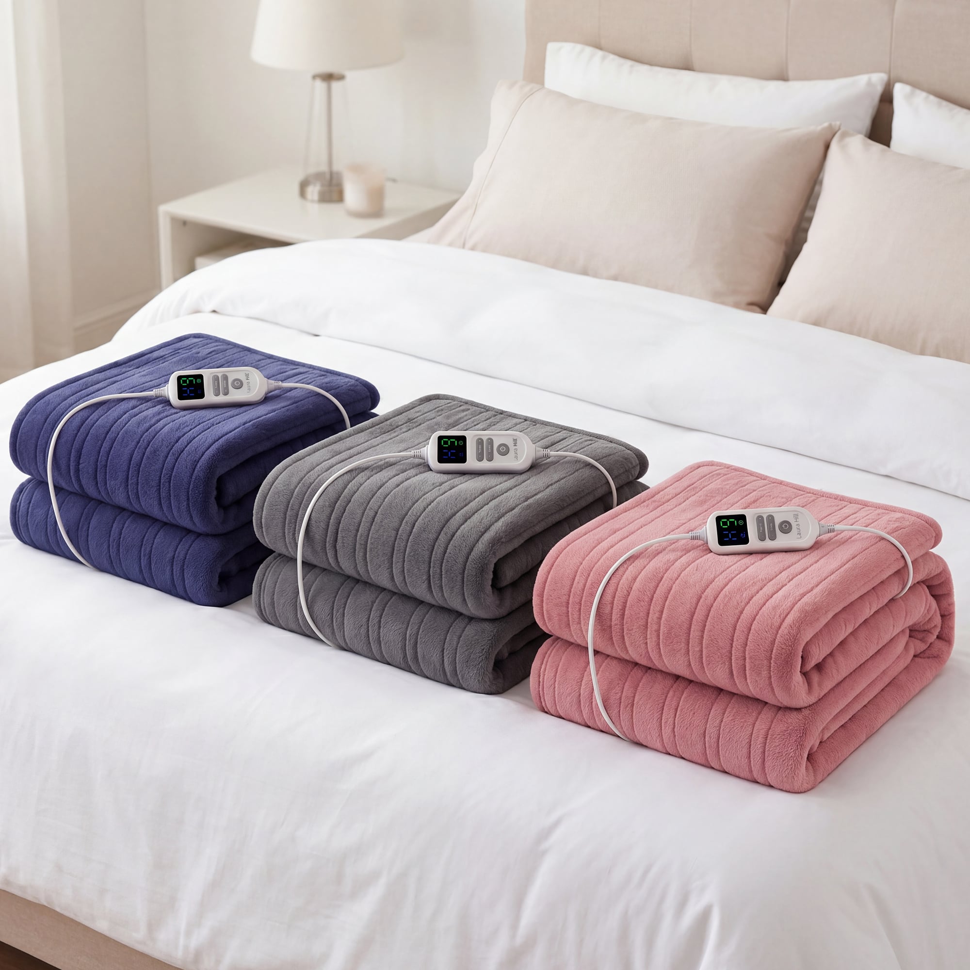 Electric Heated Blanket Throw 200x180cm 10 Settings | Simpledeals