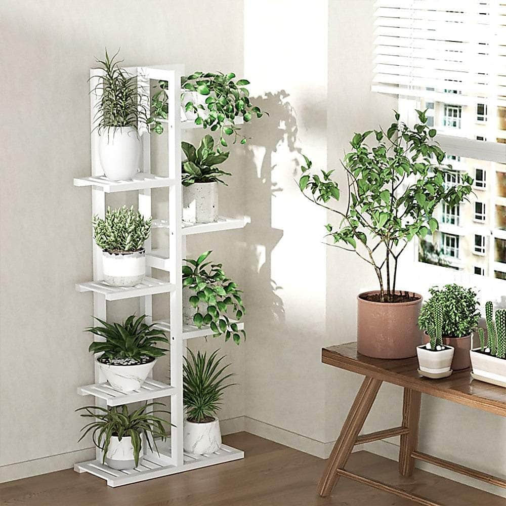Tiered Bamboo Garden Stand