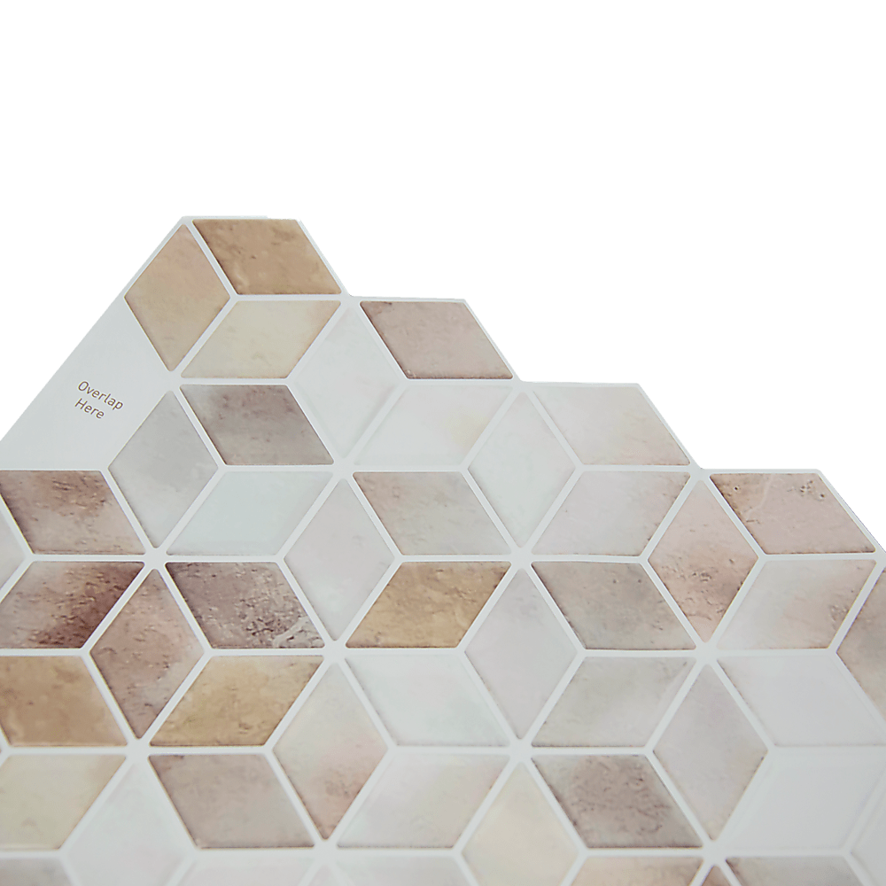 Tiles 3D Peel And Stick Wall Tile Shell Mosaic (30Cm X 30Cm X 10 Sheets)