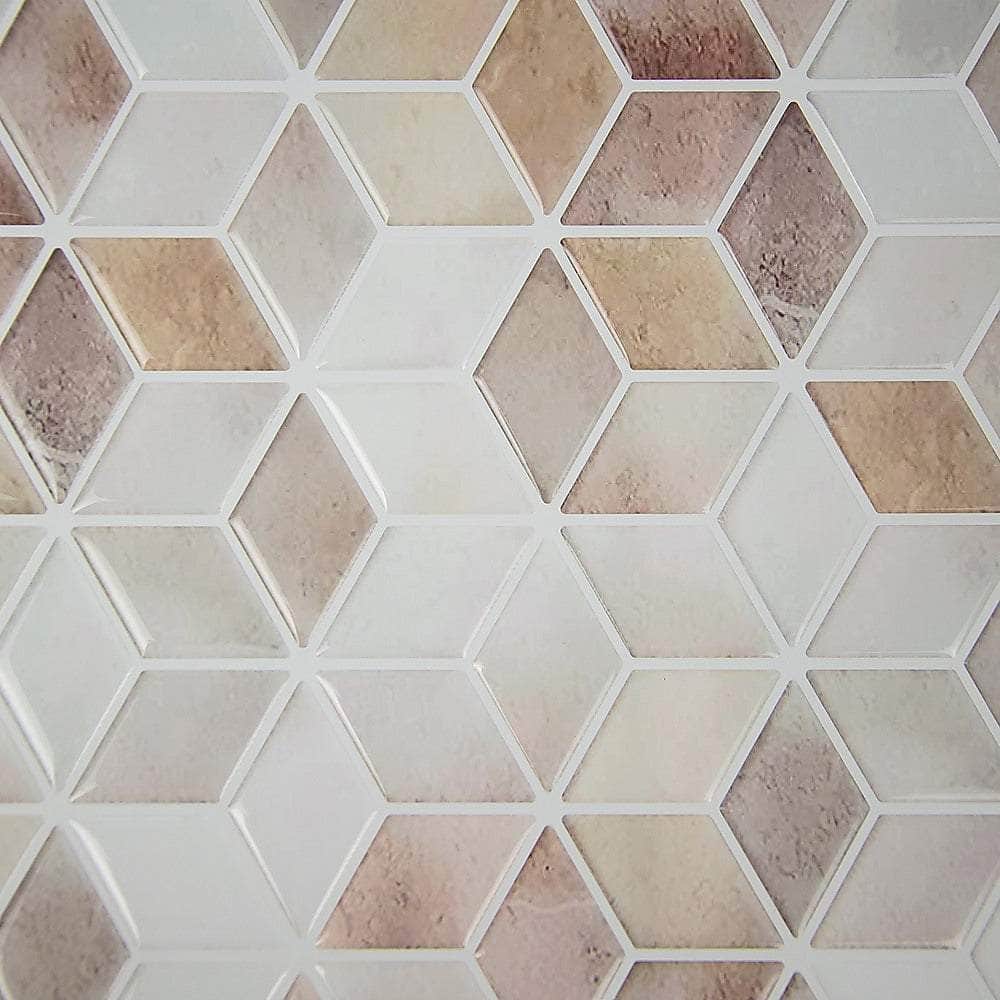 Tiles 3D Peel And Stick Wall Tile Shell Mosaic (30Cm X 30Cm X 10 Sheets)