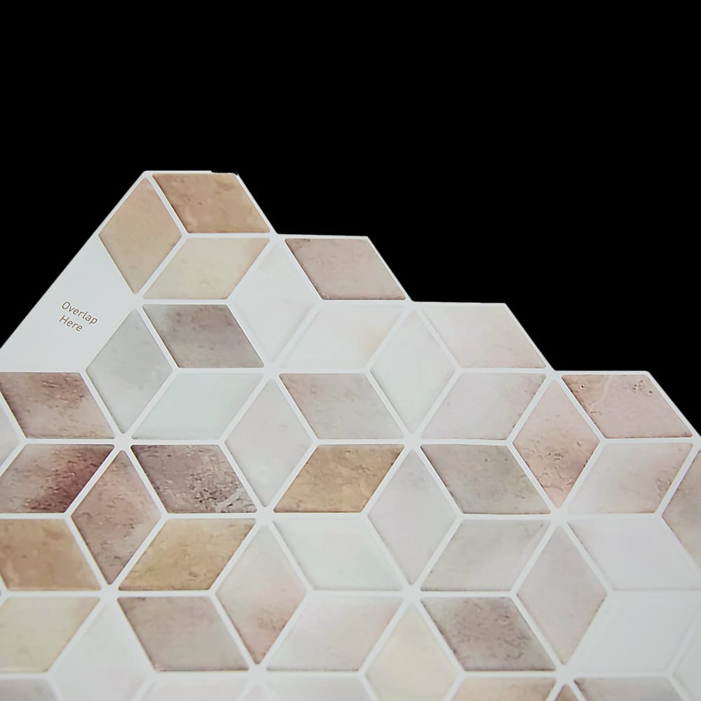 Tiles 3D Peel And Stick Wall Tile Shell Mosaic 10 Sheets