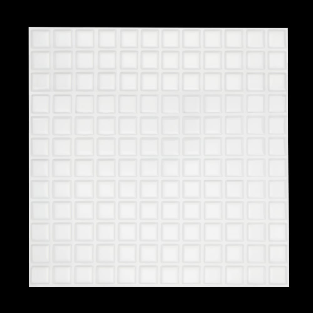 Tiles 3D Peel And Stick Wall Tile Stereoscopic Crystal White 10 Sheets