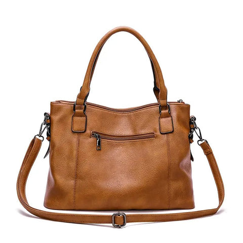Timeless Charm: Women's Vintage Tote Bag with Ample Capacity