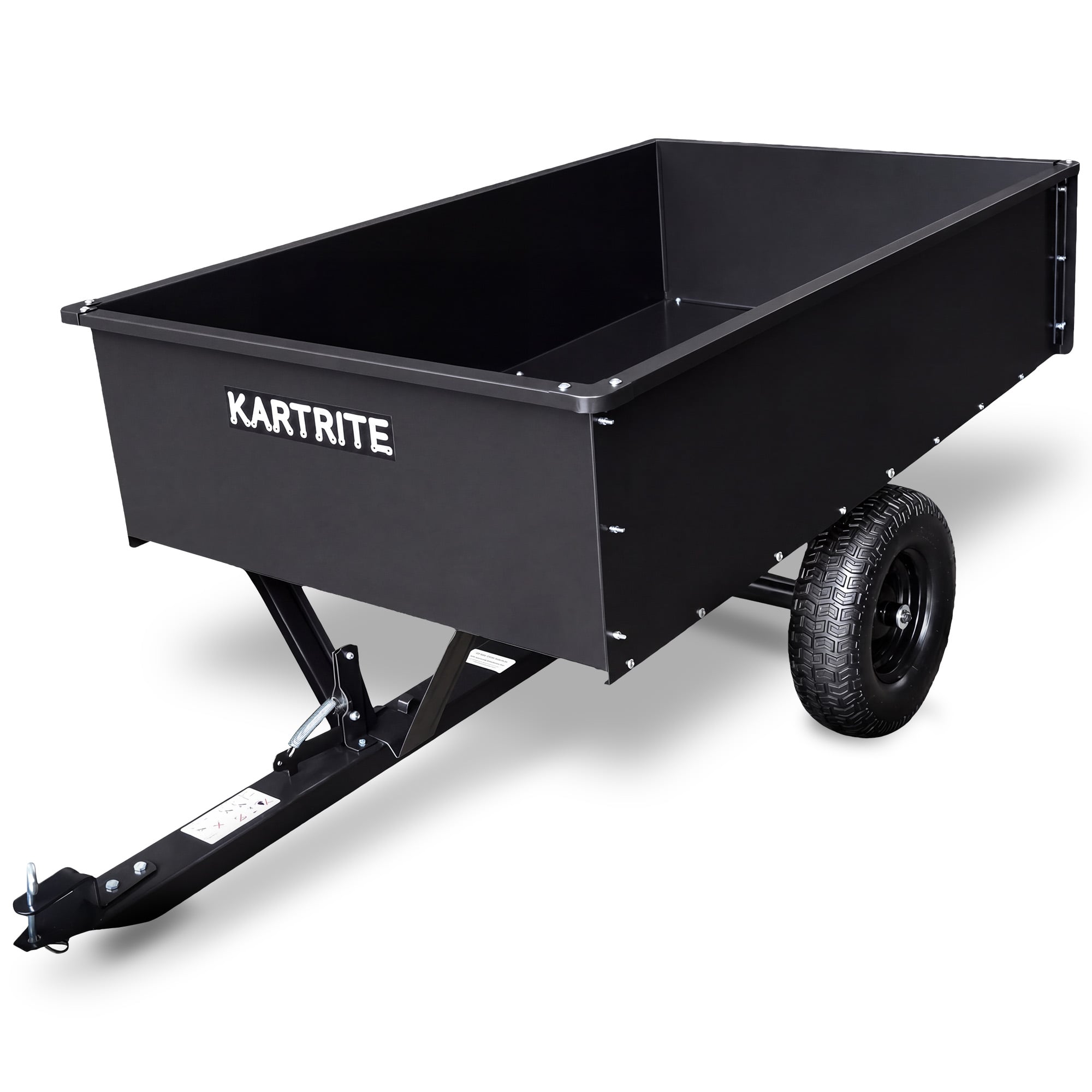 Heavy Duty Steel Dump Cart 207.5x103.5x81.5cm