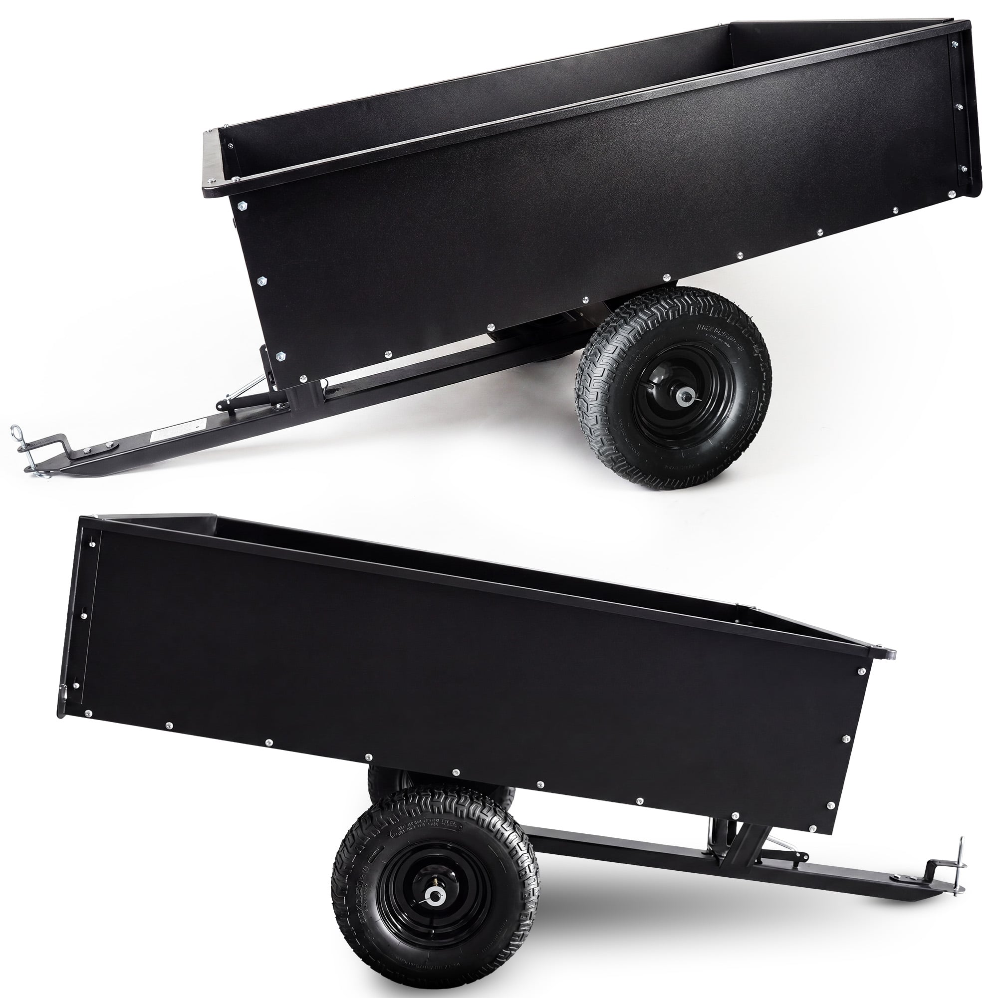 Heavy Duty Steel Dump Cart 207.5x103.5x81.5cm