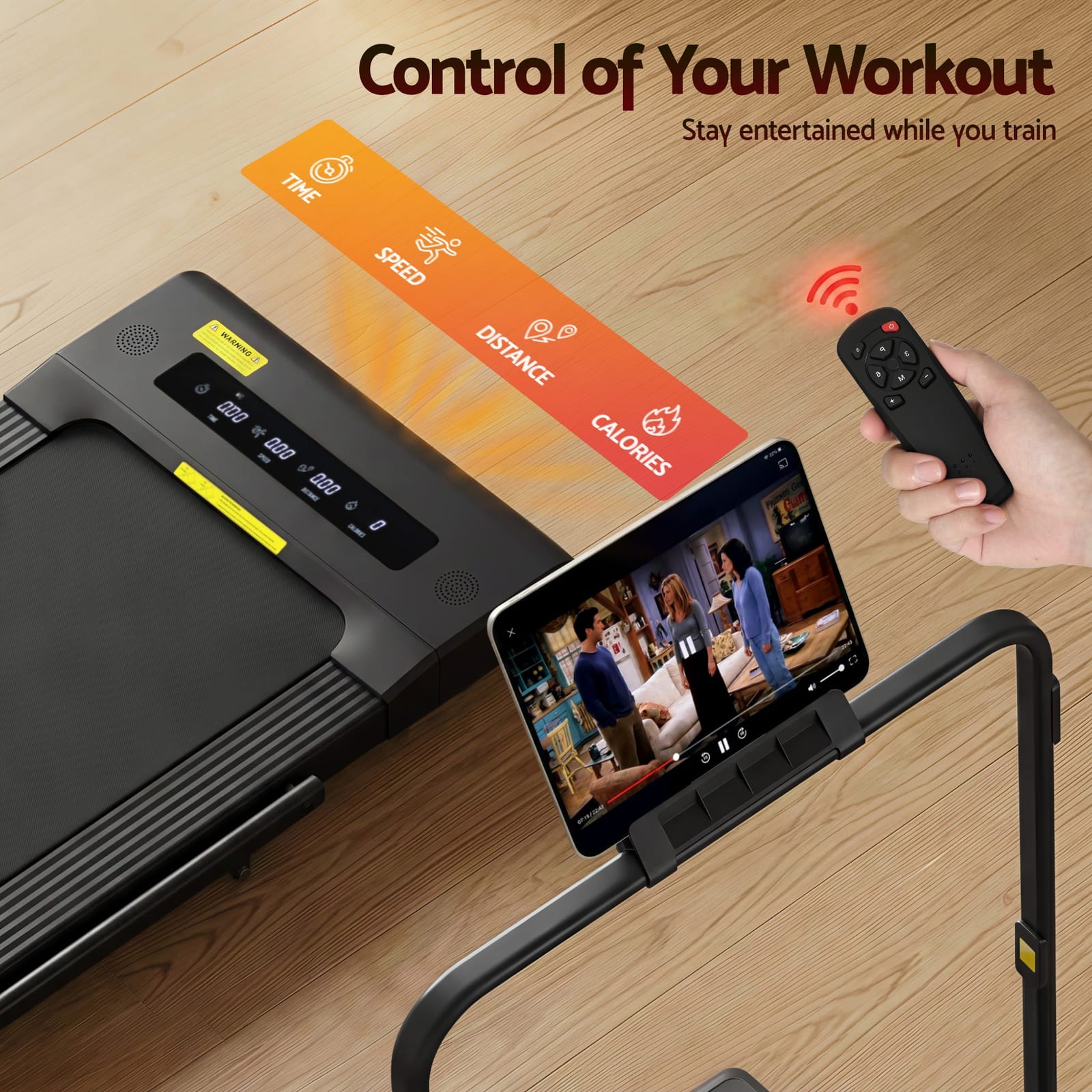 Electric Walking Pad Treadmill Under Desk 400mm