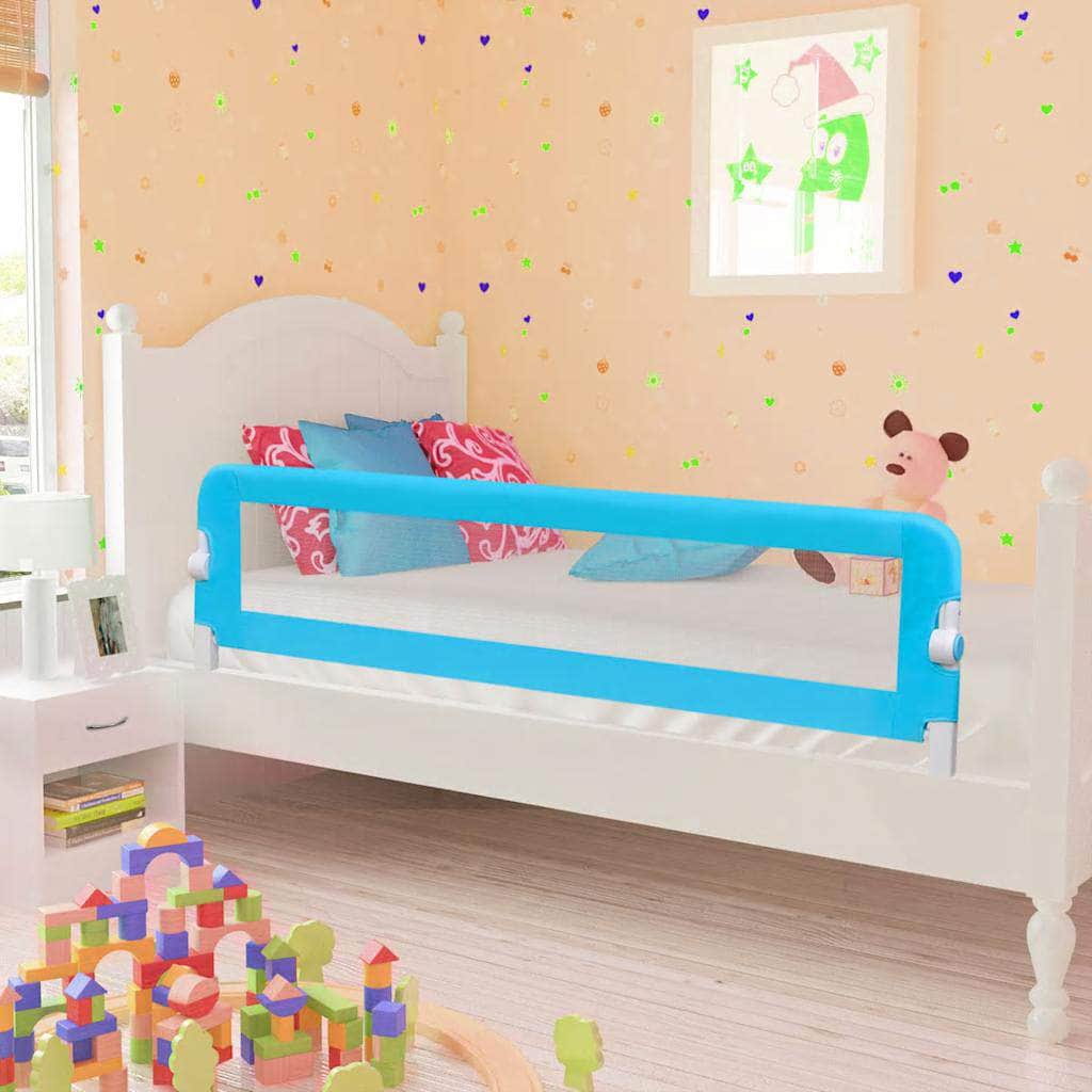 Toddler Safety Bed Rail 2 pcs Blue