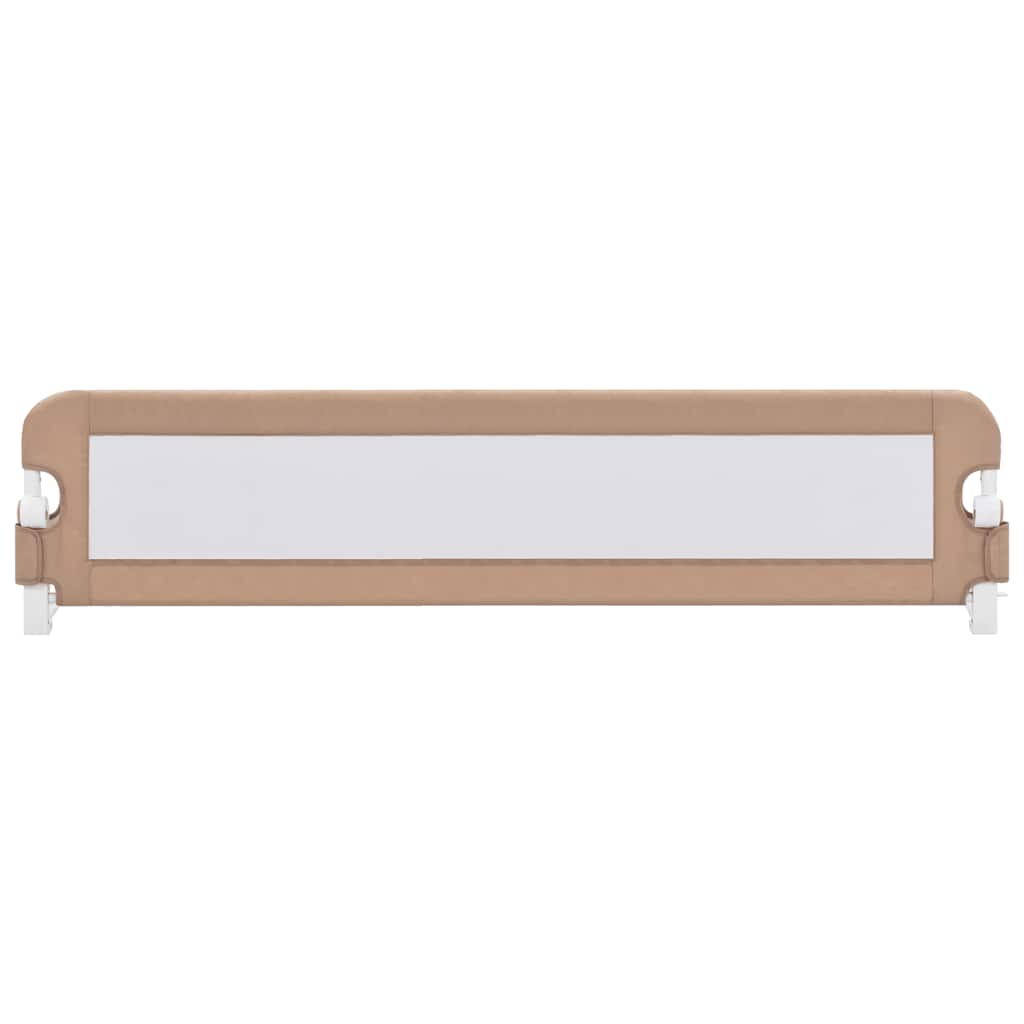 Toddler Safety Bed Rail--Taupe Polyester