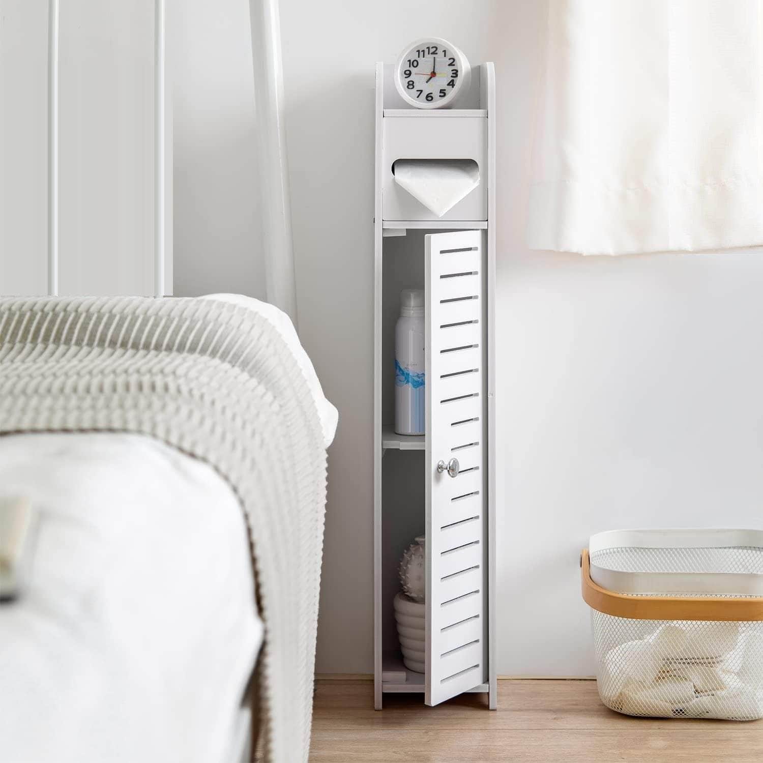 Toilet Paper Roll Holder for Bathroom White, 80 cm