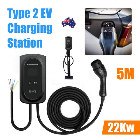 Touch Control EV Charger: 22Kw 3 Phases