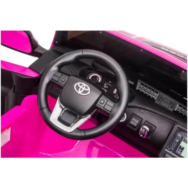 Toyota Hilux Kids Ride On Car 24V 800W 4 X 4 Ute Pink Gas Lift
