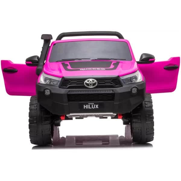 Toyota Hilux Kids Ride On Car 24V 800W 4 X 4 Ute Pink Gas Lift