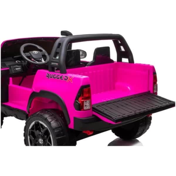 Toyota Hilux Kids Ride On Car 24V 800W 4 X 4 Ute Pink Gas Lift