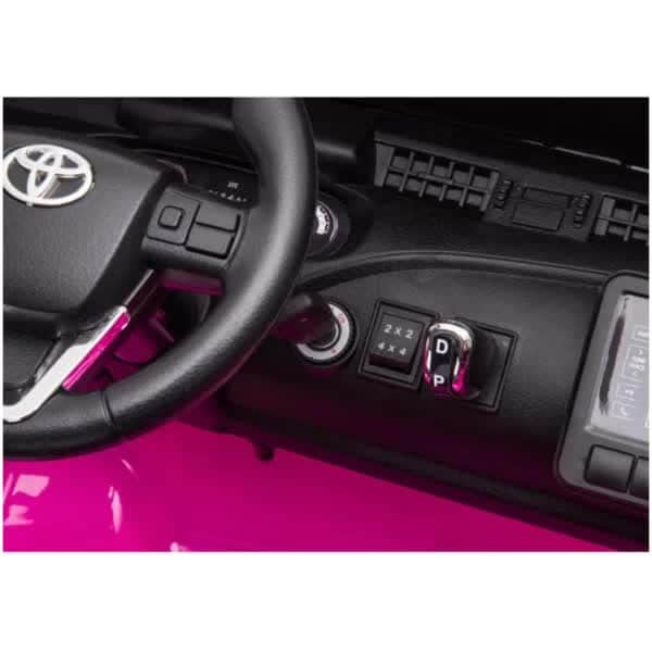 Toyota Hilux Kids Ride On Car 24V 800W 4 X 4 Ute Pink Gas Lift