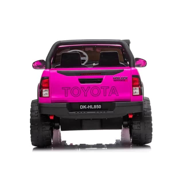Toyota Hilux Kids Ride On Car 24V 800W 4 X 4 Ute Pink Gas Lift