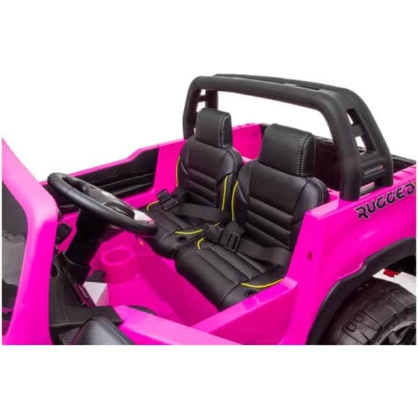 Toyota Hilux Kids Ride On Car 24V 800W 4 X 4 Ute Pink Gas Lift