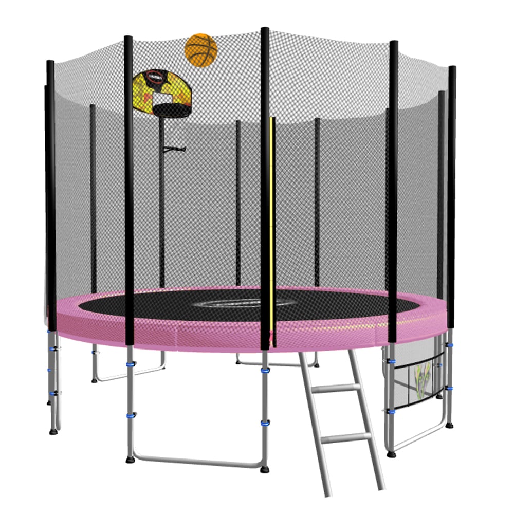 Trampoline Pink Net Pad 135x20x20cm