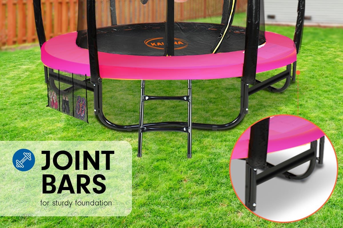 Trampoline 8ft Pink Outdoor Spring 1x8cm