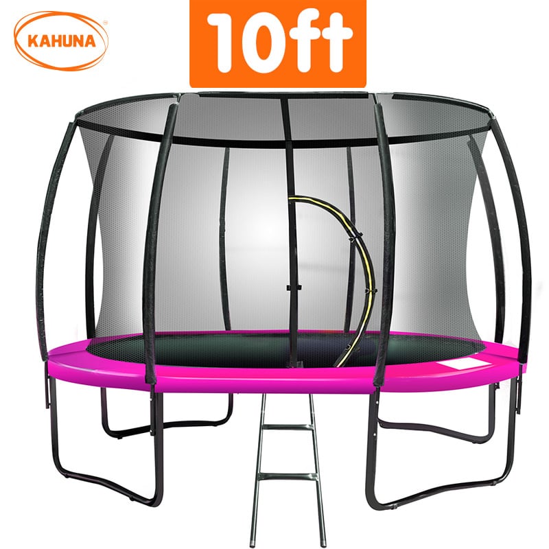Pink trampoline 1x10cm, rear view