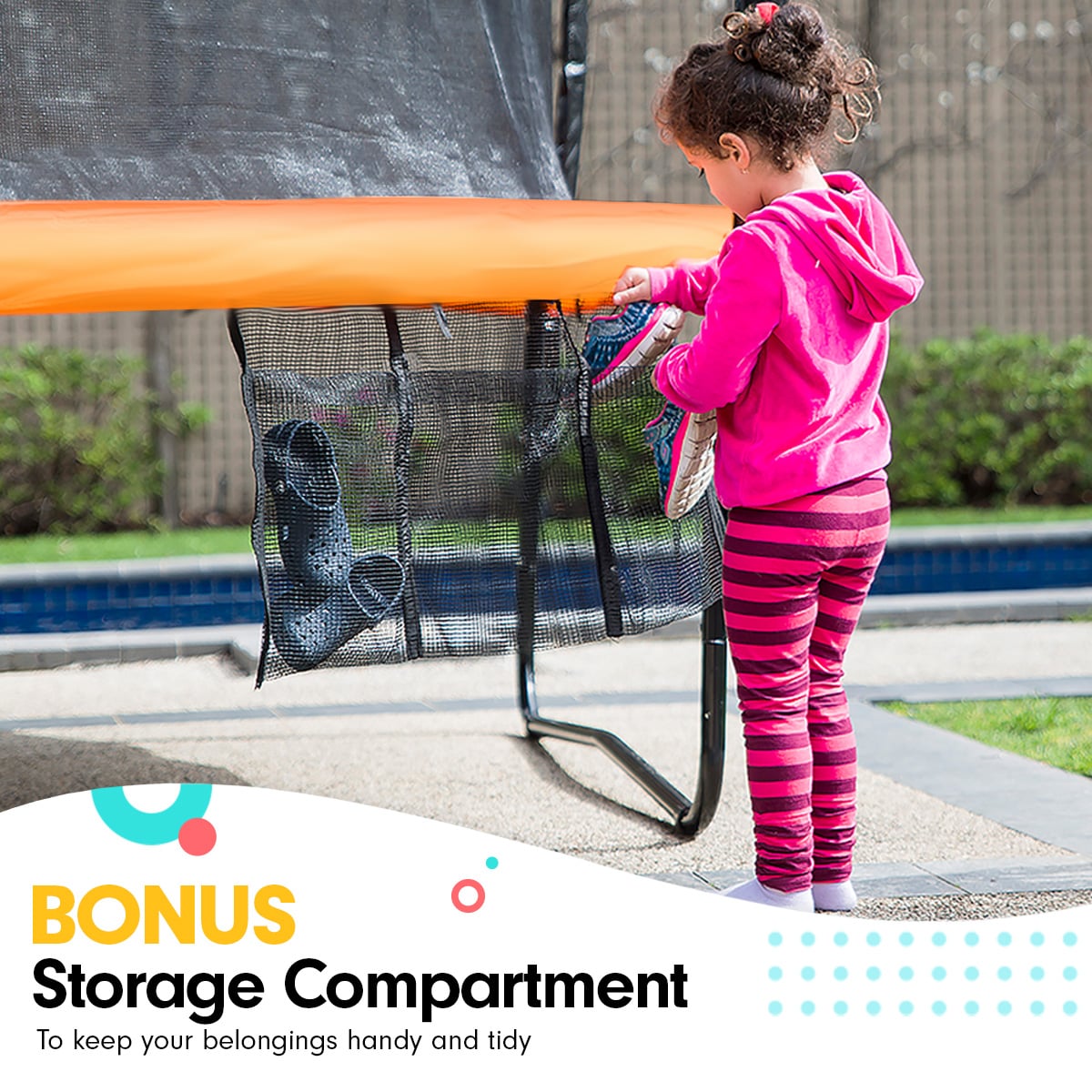 Trampoline With Roof 16ft 1x16cm