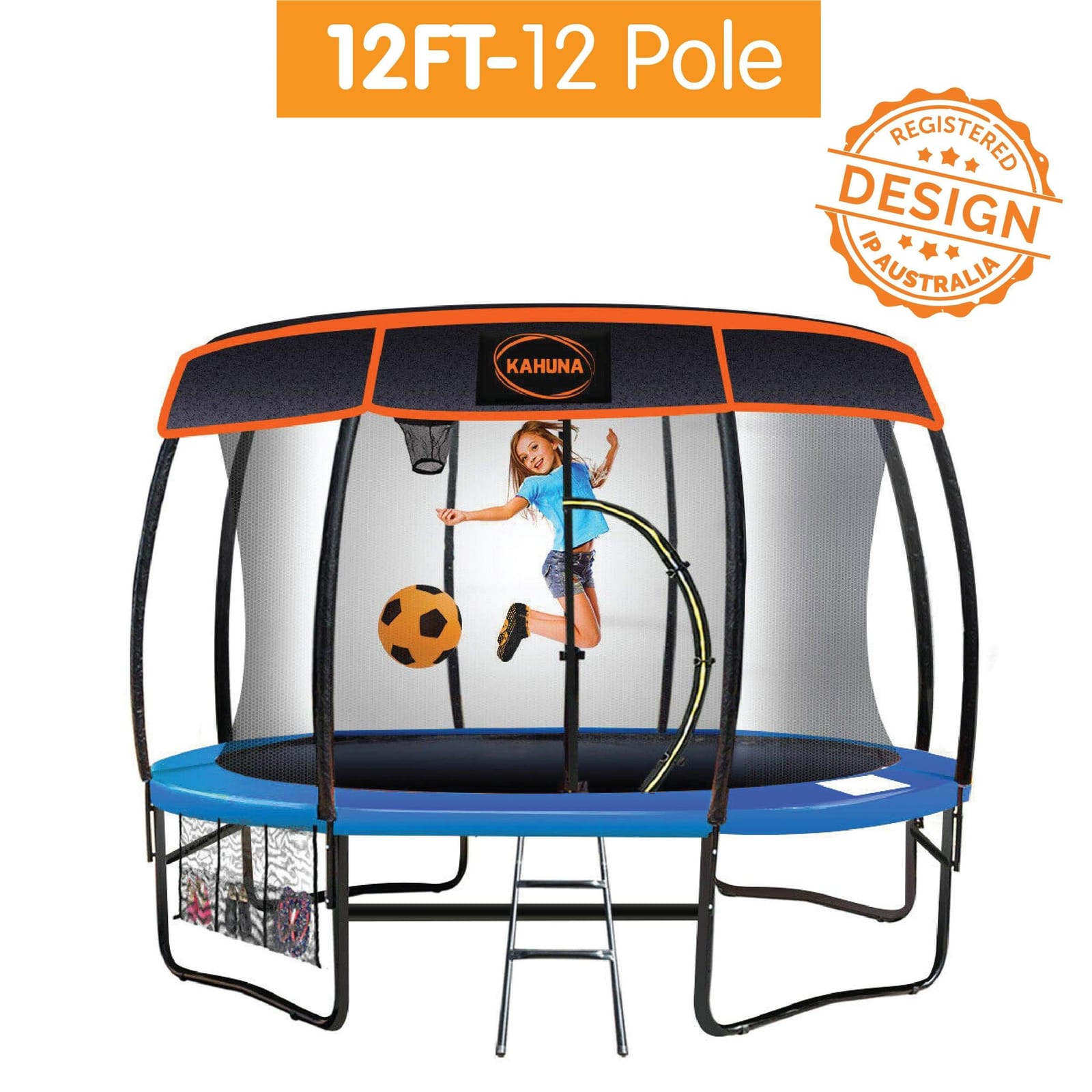 12ft-12 Pole Trampoline Roof Shade Cover - trampolines