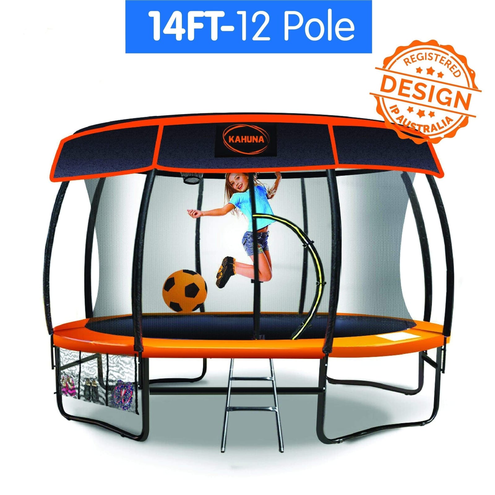 14ft-12 Pole Trampoline Roof Shade Cover - trampolines