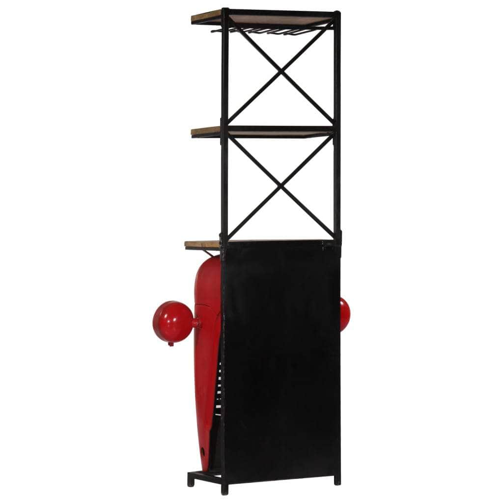 Tractor Wine Cabinet with Wine Racks