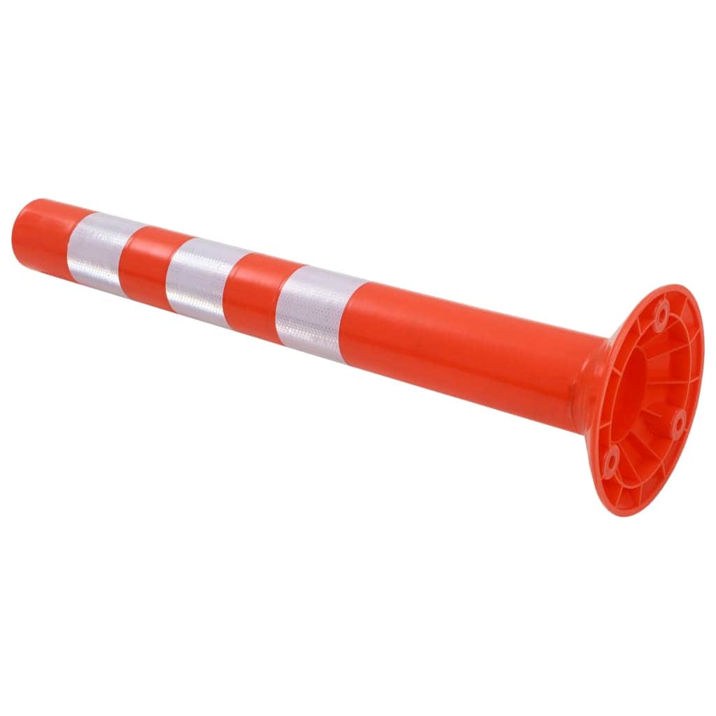Traffic Control Bollards 5 pcs Plastic 75 cm